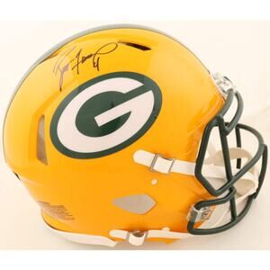 Brett Favre Signed Packers Full-Size Authentic On-Field Speed Helmet (Beckett) B